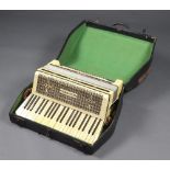 Hohner Trago III, an accordion with 120 buttons, complete with carrying case Some wear to the