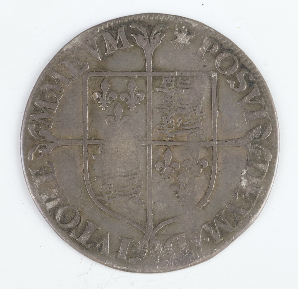 A silver half crown of George II 1745, LIMA below but, year of reign DECIMO NONO, silver milled - Image 4 of 6
