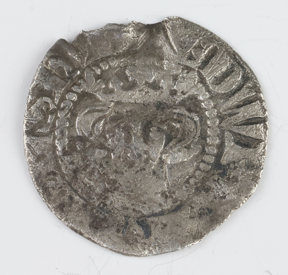 A silver short cross penny of Henry III 1216 to 1247 London Mint (coin bent and reflattened), - Image 7 of 10