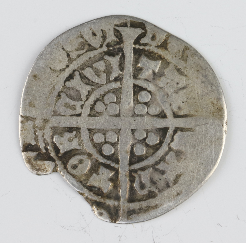 A silver short cross penny of Henry III 1216 to 1247 London Mint (coin bent and reflattened), - Image 10 of 10