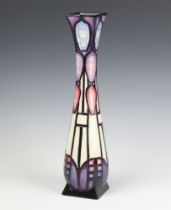 A modern Moorcroft Unity vase designed by Emma Bossons, Limited edition no. 73 of 100, style 38/