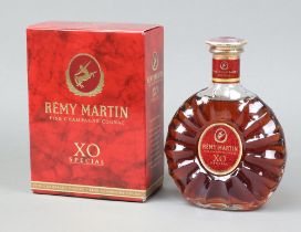 A 70cl bottle of Remy Martin fine champagne cognac XO Special, the bottle numbered L20125, contained