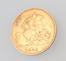 A half sovereign 1909