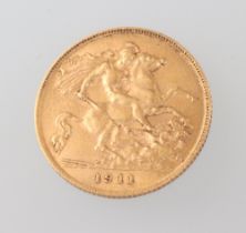 A half sovereign 1911