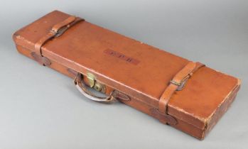 W J Jeffery & Co, 9 Golden Square, Regent Street, London, a fitted leather shot gun case with