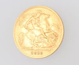 A half sovereign 1912