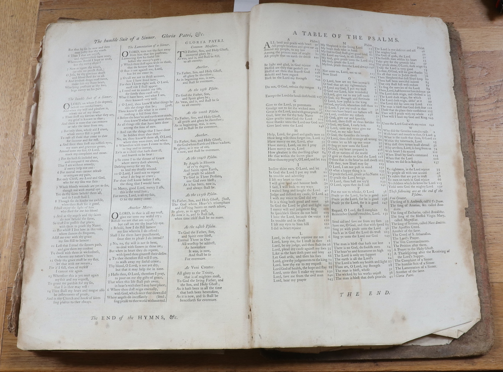 The Common Prayer Book and Adminiftration of Sacrements Wright Gill Oxford 1768 folio, Williams - Image 3 of 3