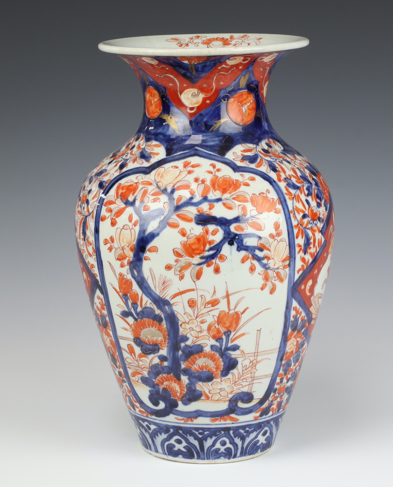 A 19th Century Japanese Imari baluster shaped vase 37cm