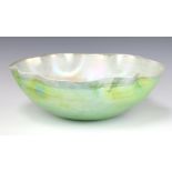 Yalos Murano, an Italian freeform glass bowl 15cm x 41cm This bowl has some minor contact marks to