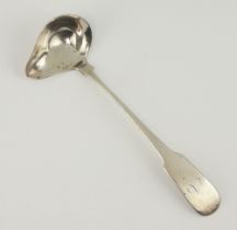 A George III silver sauce ladle Dublin 1808, maker Tudor and Whitford, 24.5 grams