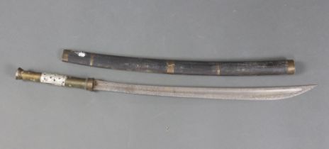 An Eastern sword with 60cm blade complete with scabbard The scabbard blade does not fit smoothly