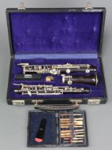 Howarth & Co, an oboe cased, complete with various accessories This lot is in good condition