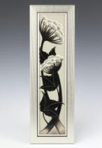 A Moorcroft panel "Summer Silhouette" 2015, designed by Vicky Lovatt 38cm x 8cm This panel is in