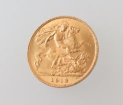 A half sovereign 1913