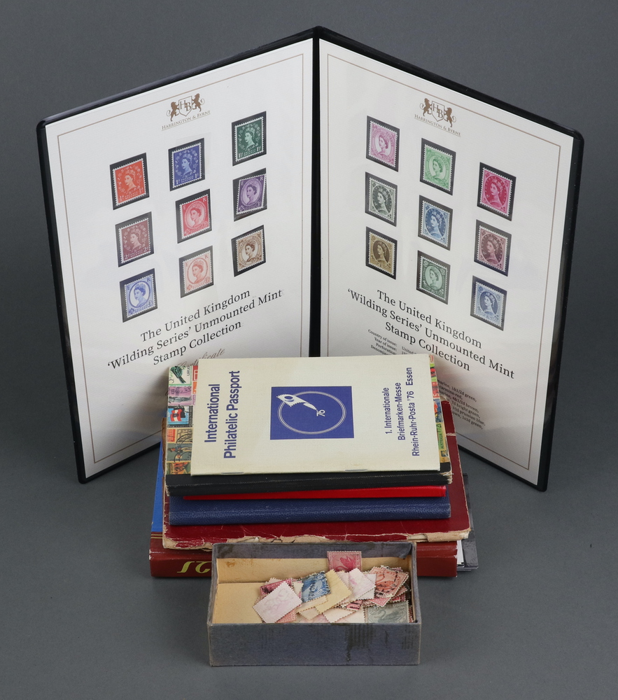 Harrington and Byrne, United Kingdom "Wilding Series" unmounted mint stamp collection contained in a
