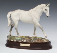 A Royal Doulton limited edition figure of Desert Orchid DA134 no.2493 complete with certificate,