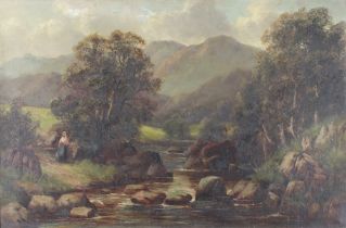 In the manner of Rex Vicat Cole, a 19th/20th Century oil on canvas unsigned, Cumberland Valley