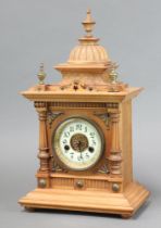 The Greenwich Clock, Hamburg American Clock Co. a striking mantel clock with 10cm enamelled dial,