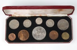 A 1953 Coronation set of coins in original box