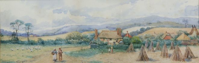 Will Andersen (Act. 1880-1895), a pair of Victorian watercolours, "Nr Shoreham Sussex" and "