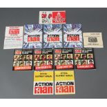 Action Man by Palitoy, a collection of star sheets, intelligence manuals, equipment manuals, etc