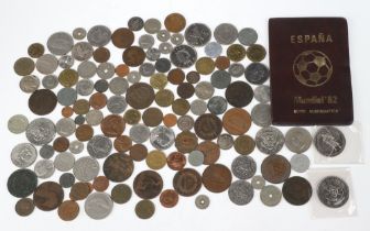 A collection of World coinage