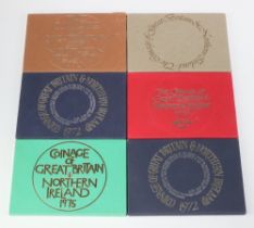 Six 1970's GB coin sets - 1972 x 2, 1973, 74, 75 and 76