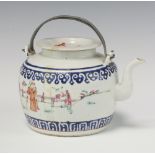 A Chinese teapot the base with seal mark 10cm