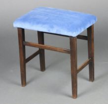 A George V Coronation stool, the base marked Coronation with Royal Cypher by B North and Sons West