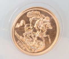 A 2006 sovereign in plastic case