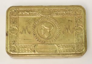 A Christmas 1914 Princess Mary gift tin