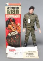 Action Man by Palitoy - a talking Action Man Commander 1968 figure, catalogue no. 340009 complete