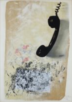 **Michael Rothenstein RA (British 1908-1993), screen printing colours, "Telephone" signed and