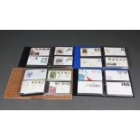 Four albums of Elizabeth II GB first day covers