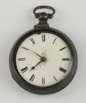Johnson of London, a fusee, silver pair cased pocket watch, London 1790, complete with numerous