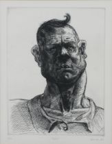 ** Peter Howson (Scottish 1958), "Ned" limited edition print, 3 of 30, signed Howson '87, 32cm h x