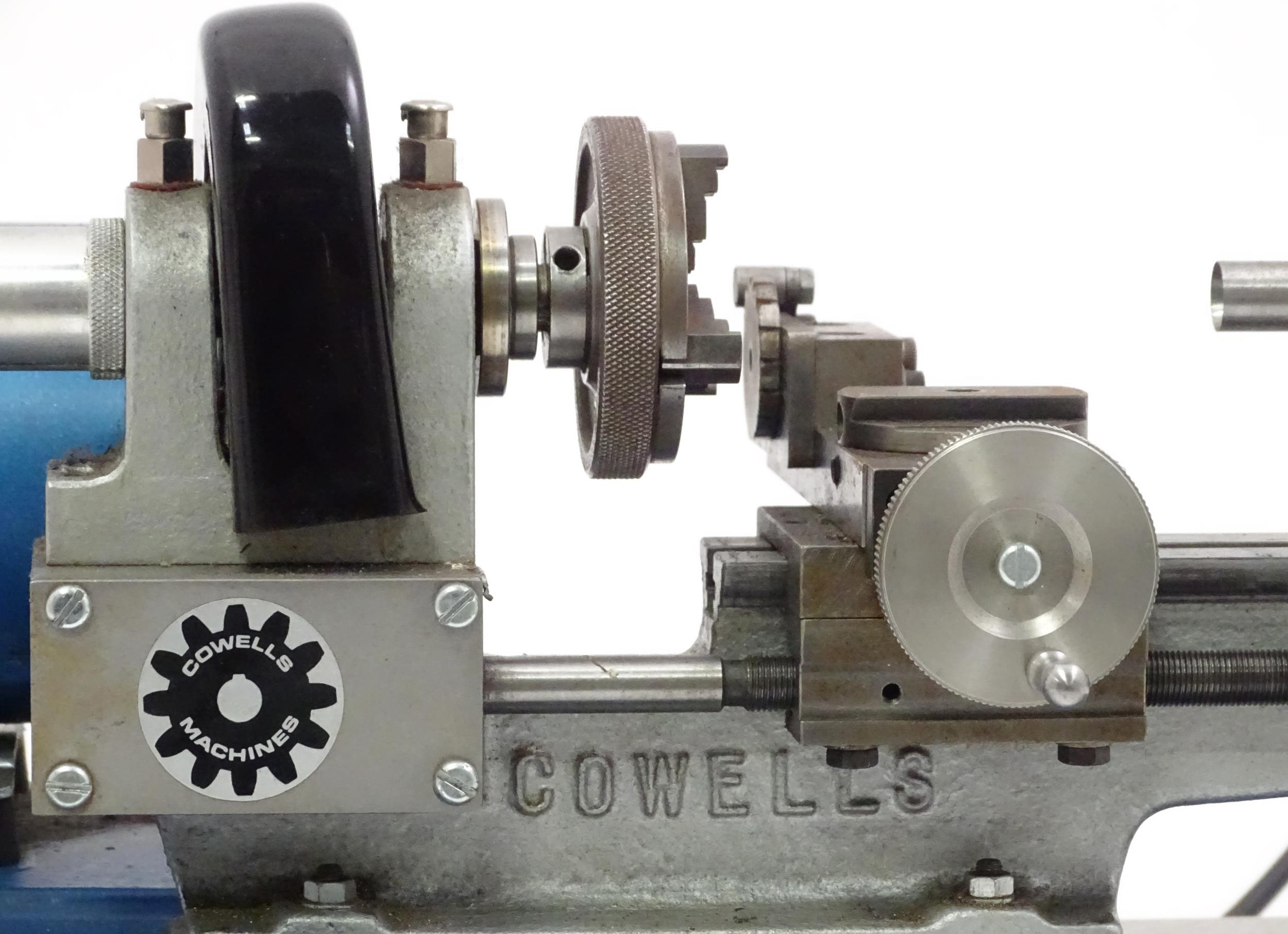 Clock / Watchmakers / Repairers Interest : A Cowells 90CW lathe, together with various tools, - Image 8 of 10