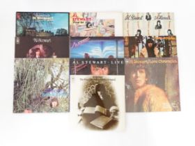 Vinyl records : a quantity of 33rpm LPs, Al Stewart , comprising Bed-Sitter Images, Love