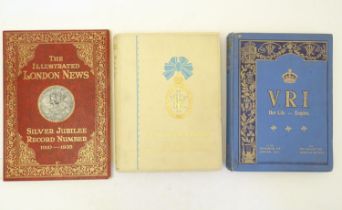 Books: The Illustrated London News, silver jubilee record number 1910-1935, together with two copies