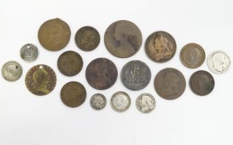 A quantity of 18th, 19th & 20thC British, Commonwealth and Worldwide coins Please Note - we do not