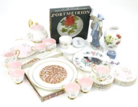 A quantity of assorted ceramics to include a Royal Albert tea wares in the Braemar pattern, an