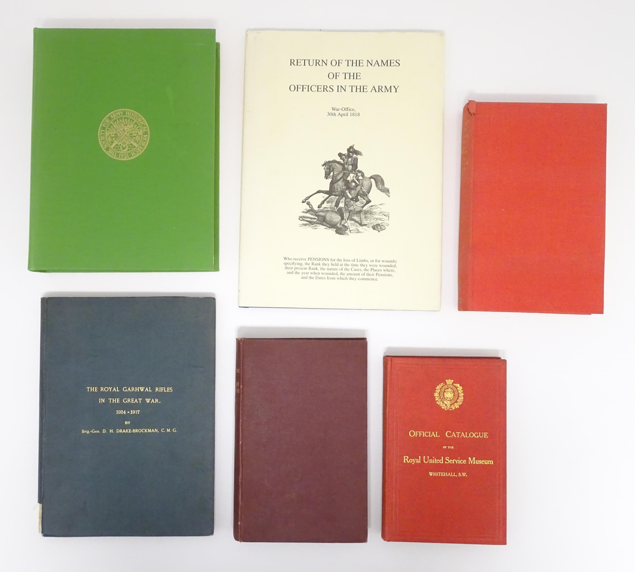 Militaria , Books : Return of the Names of the Officers in the Army, War-Office, 30th April 1818 (