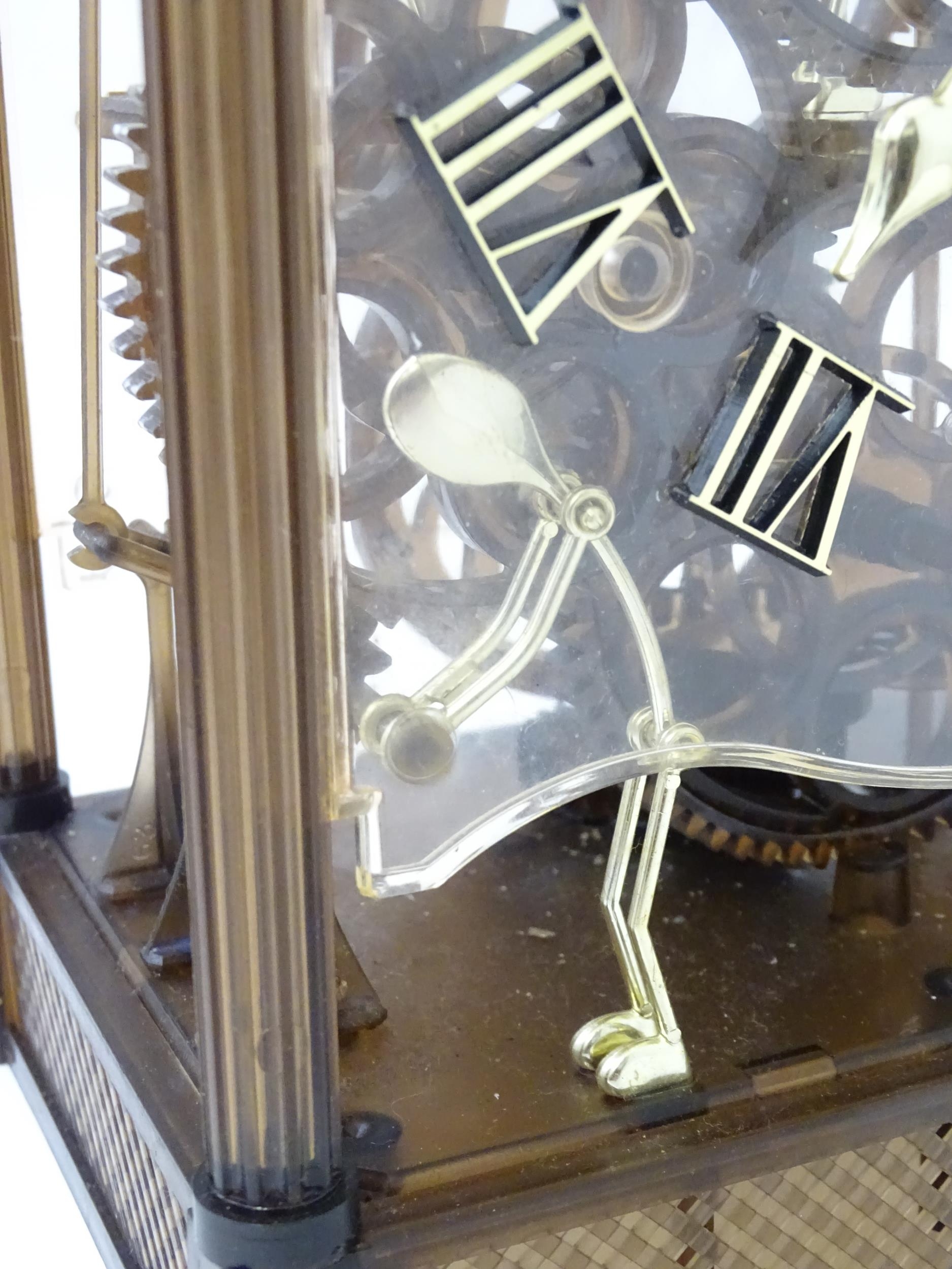 An Arrow Industries ' Electric Master Motion Clock' known as the Animated Time Machine' of plastic - Image 7 of 12