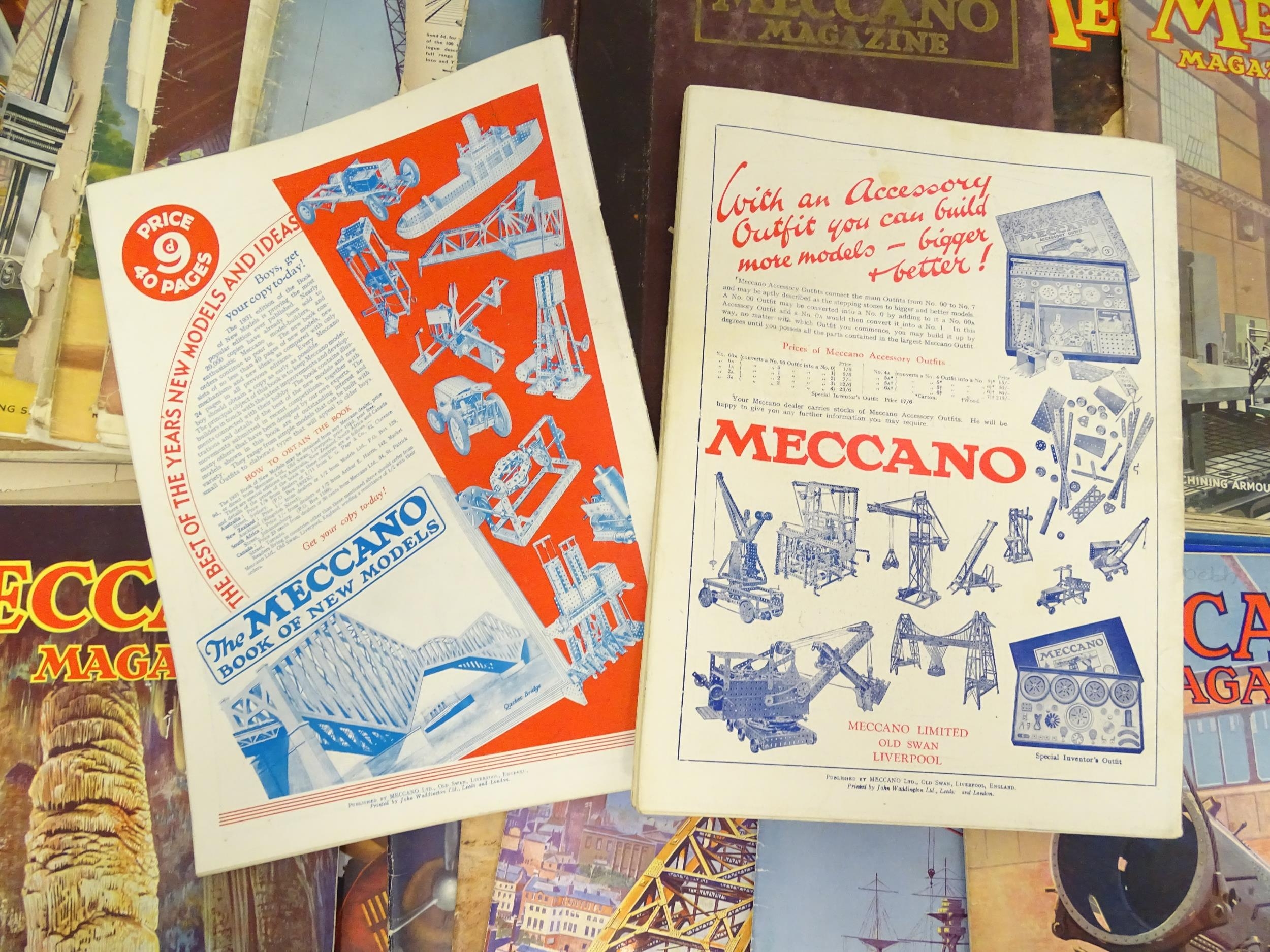 Toys: A quantity of 1930s and 1940s Meccano magazines Please Note - we do not make reference to - Image 7 of 7