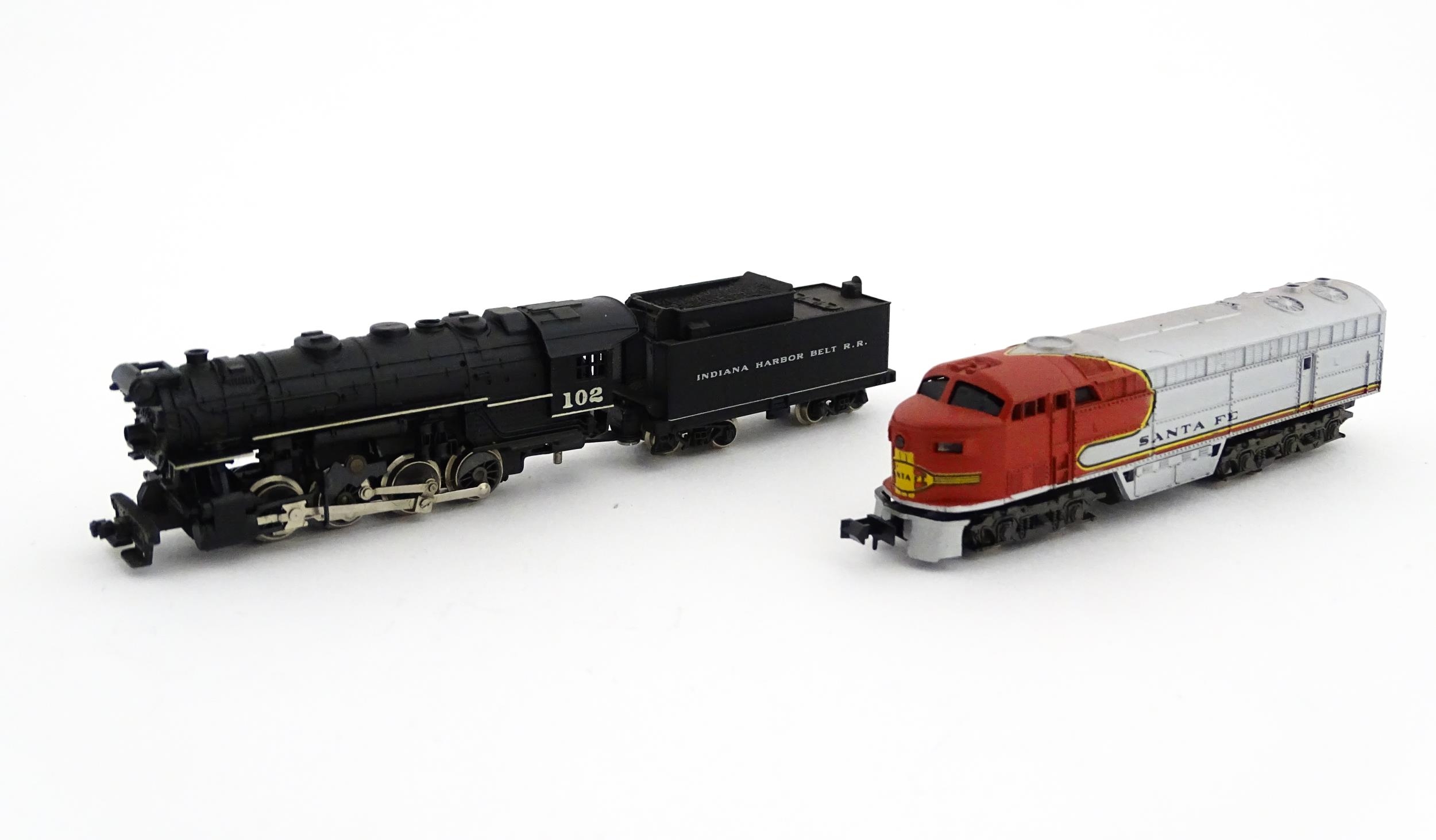 Toys - Model Train / Railway Interest : A quantity of scale model N gauge locomotive engines and - Image 11 of 14