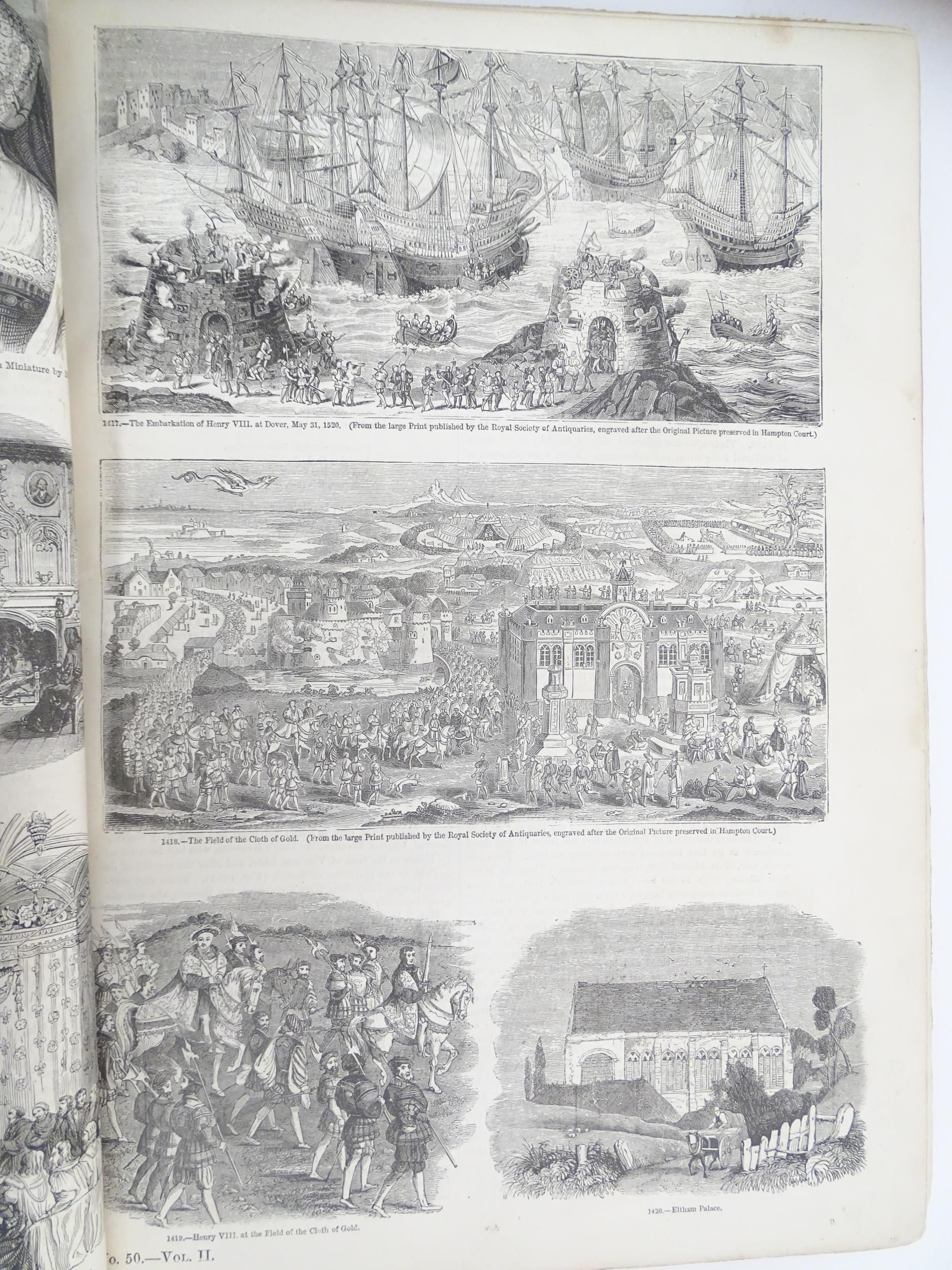 Books: Old England: A Pictorial Museum of Regal, Ecclesiastical, Municipal, Baronial and Popular - Image 6 of 9