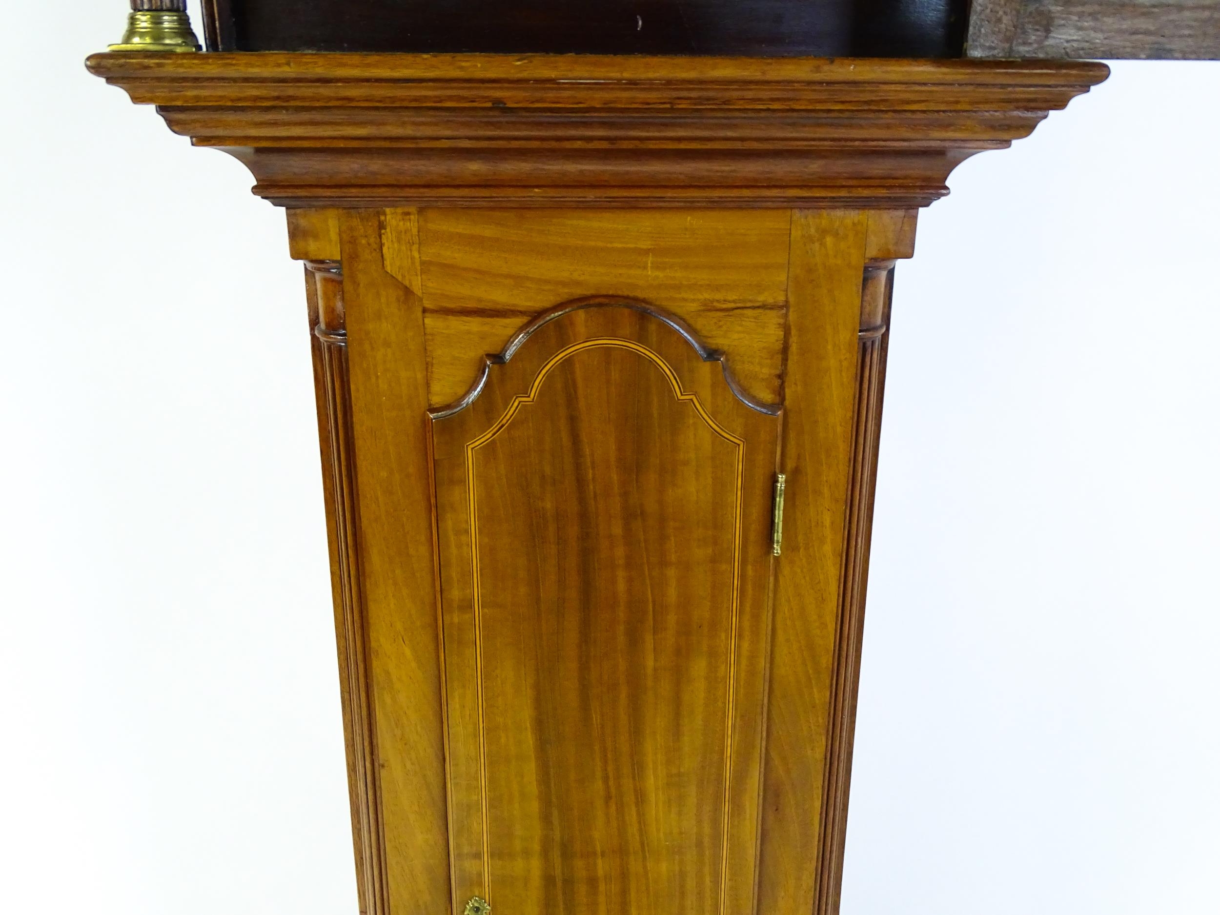 Francis Henderson - Mussleborough : A late 18th / early 19thC walnut cased 8-day longcase clock. The - Image 11 of 18