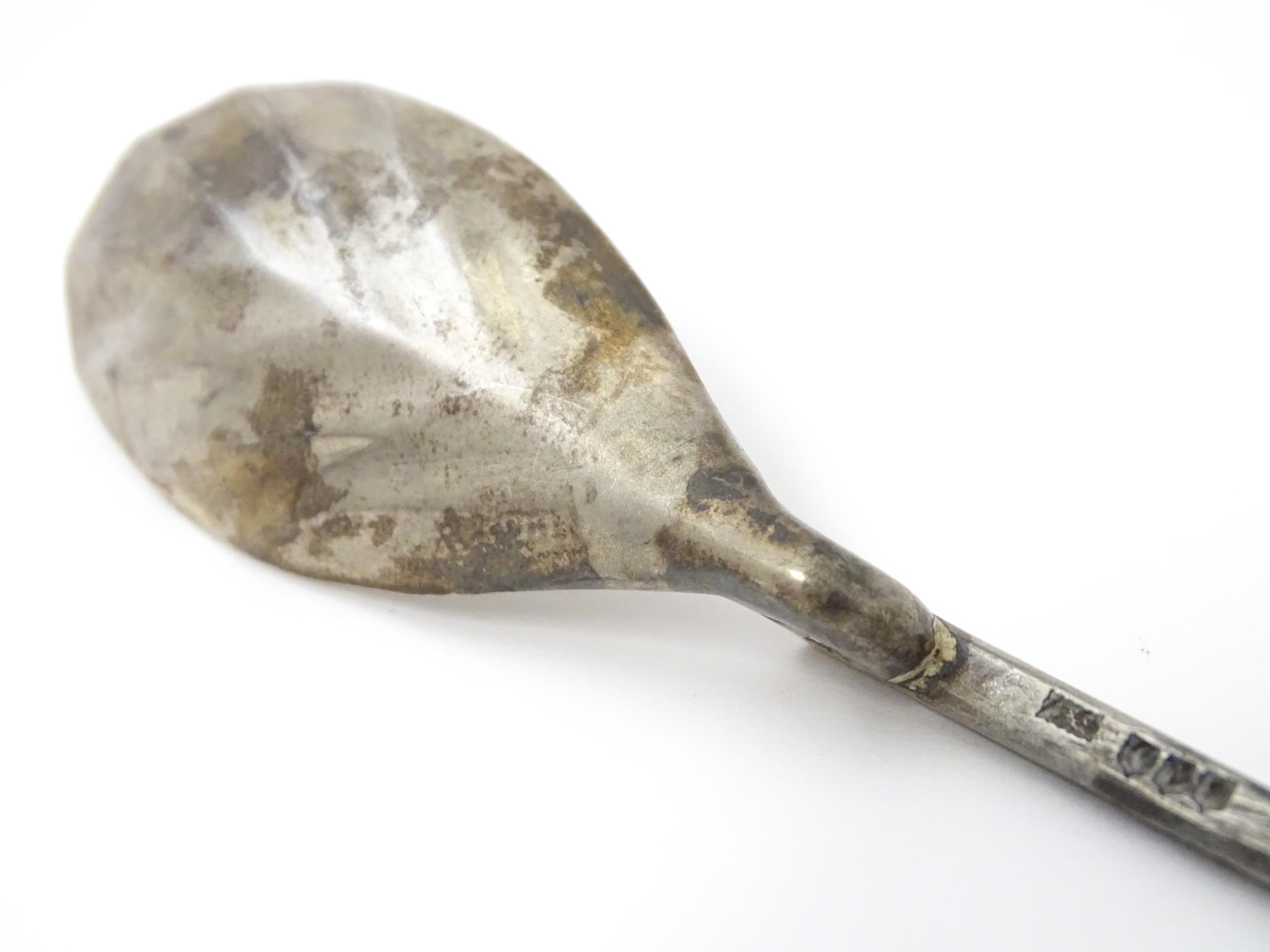 A silver replica of a Roman Christening spoon, indistinctly marked. Approx. 8 1/4" long Please - Image 17 of 17