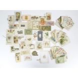 A quantity of early 20thC greetings cards, Christmas cards, Birthday wishes, postcards, etc.