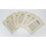 Three assorted 19thC Act of Parliament documents comprising George III 1808, Victorian 1866 &